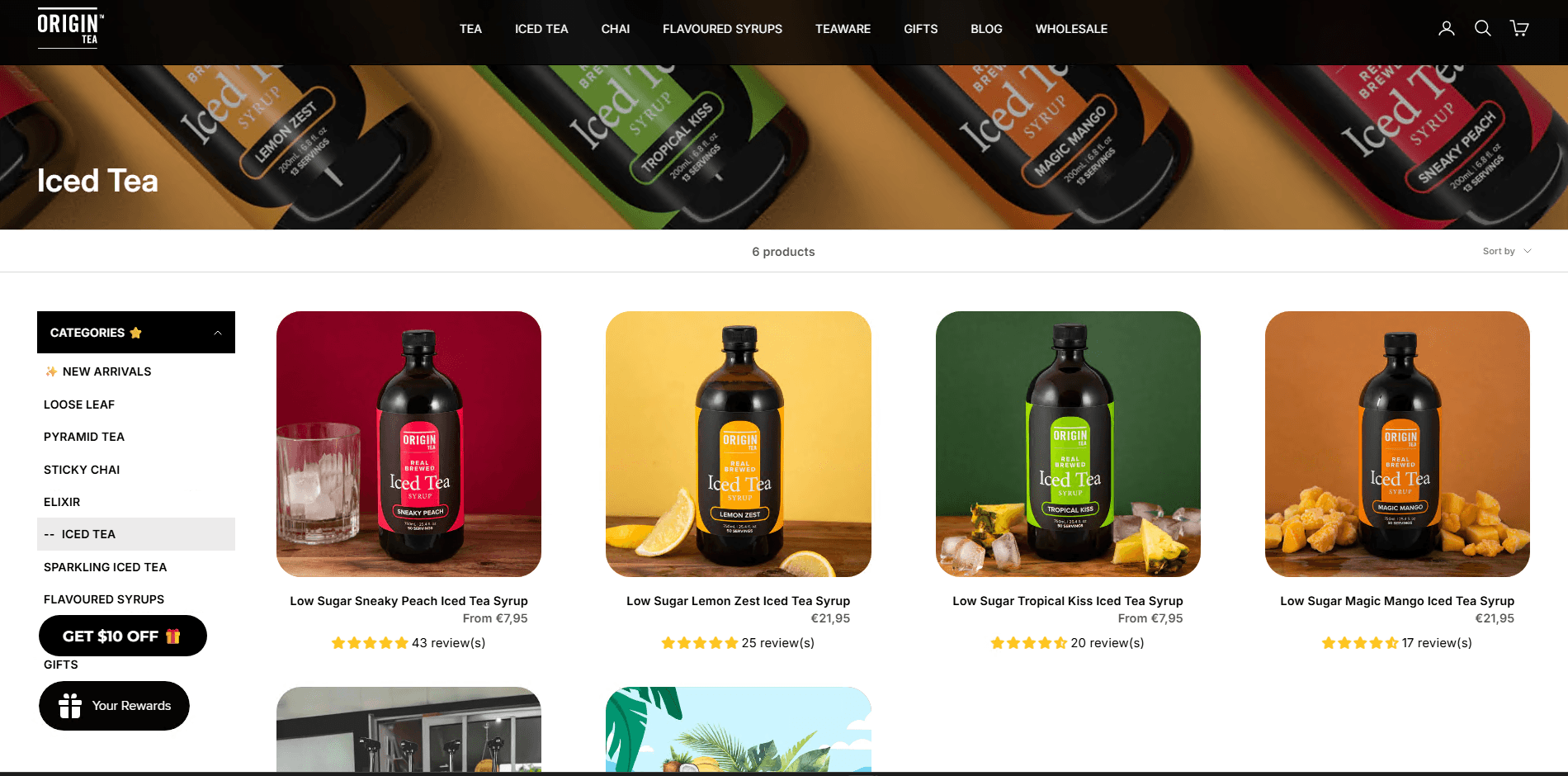Origin Tea screenshot 2
