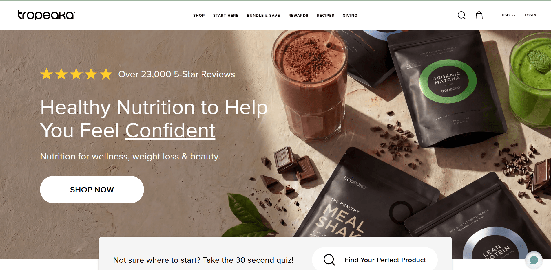 Tropeaka homepage